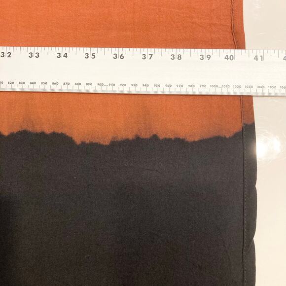 SOLI Cardigan Kimono Duster One-Size~M~L~XL Black Brown/Coral Colorblock Open - Picture 8 of 8